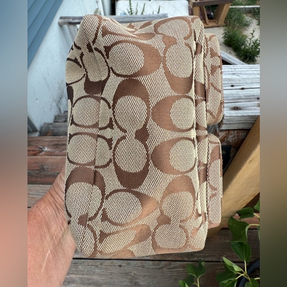 Coach Y2K Mini Double Legacy Signature Hobo w/ Dual Turn-Lock Pockets & Dust Bag - Picture 6 of 10